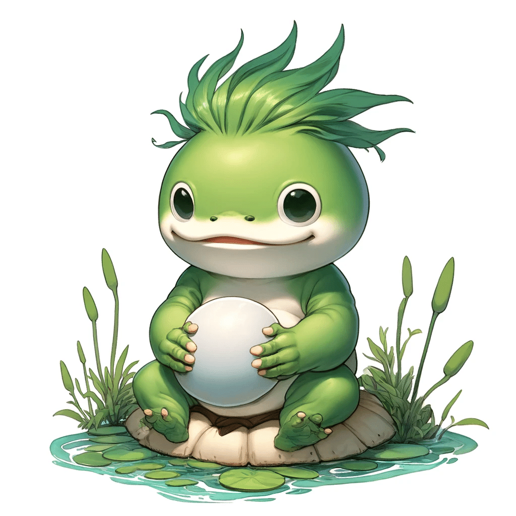 カッパを描かせる｜K