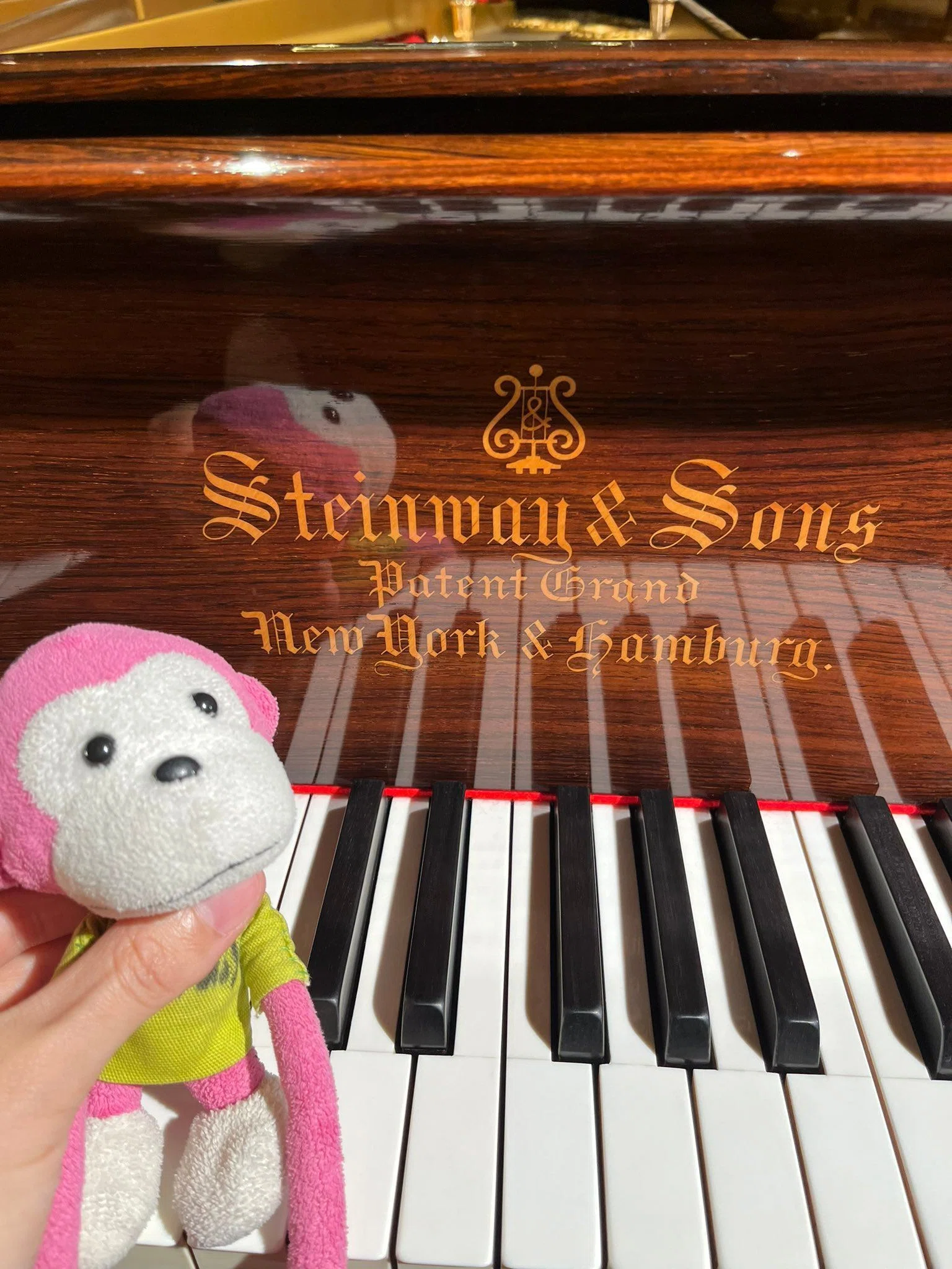 Steinway&Sonsスワロフスキー キーリング
