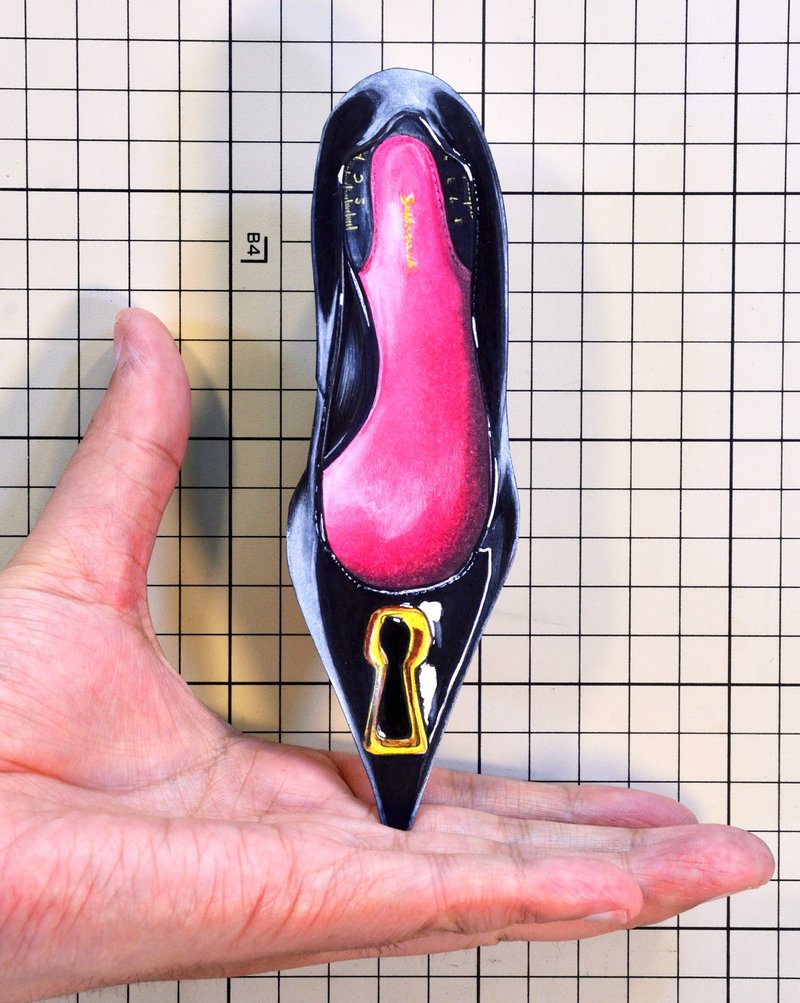 Shoes：02223 “Schiaparelli” Patent Leather Keyhole Pump（FW2024）