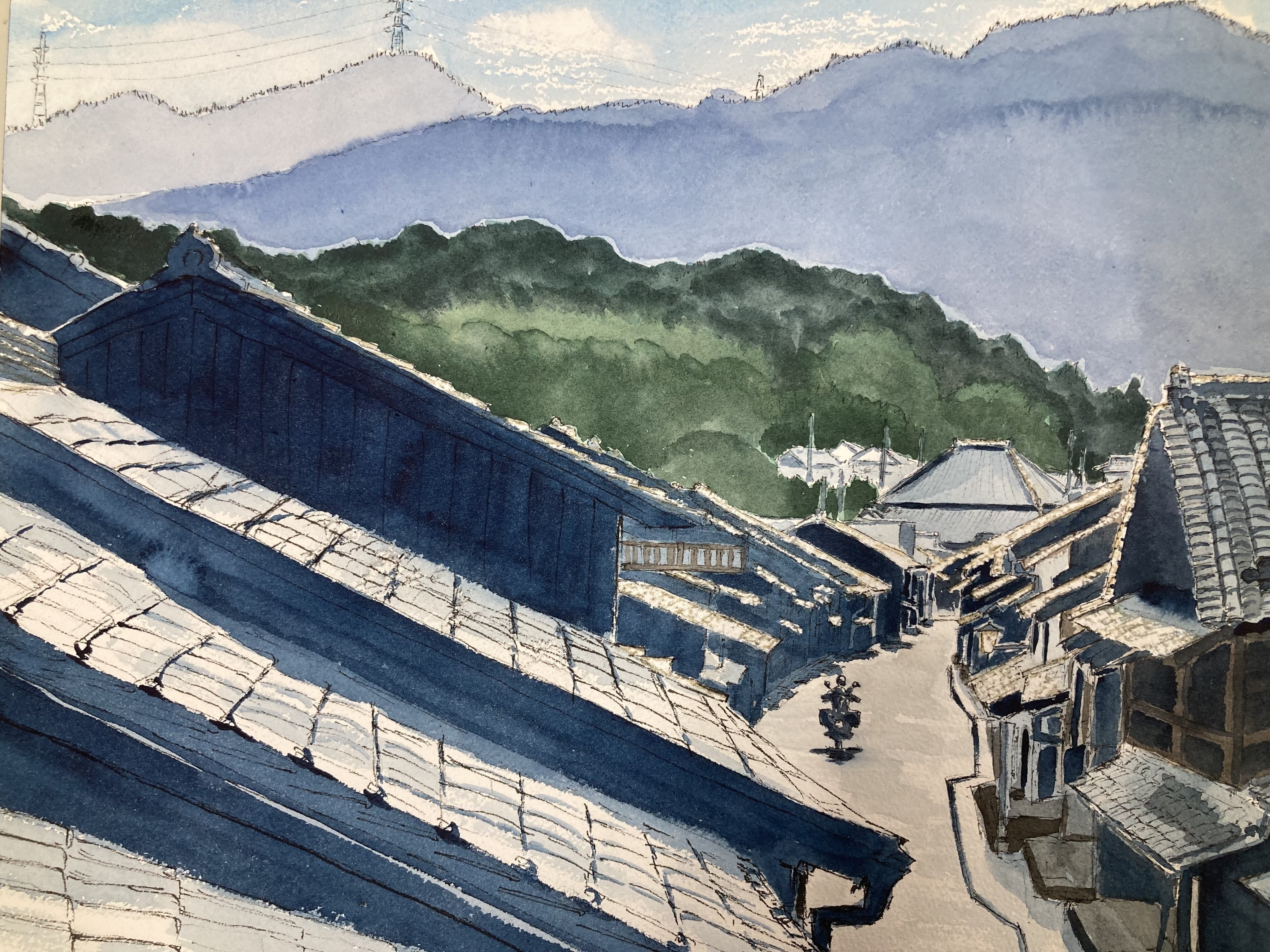 旅の水彩画スケッチ｜石垣 信一