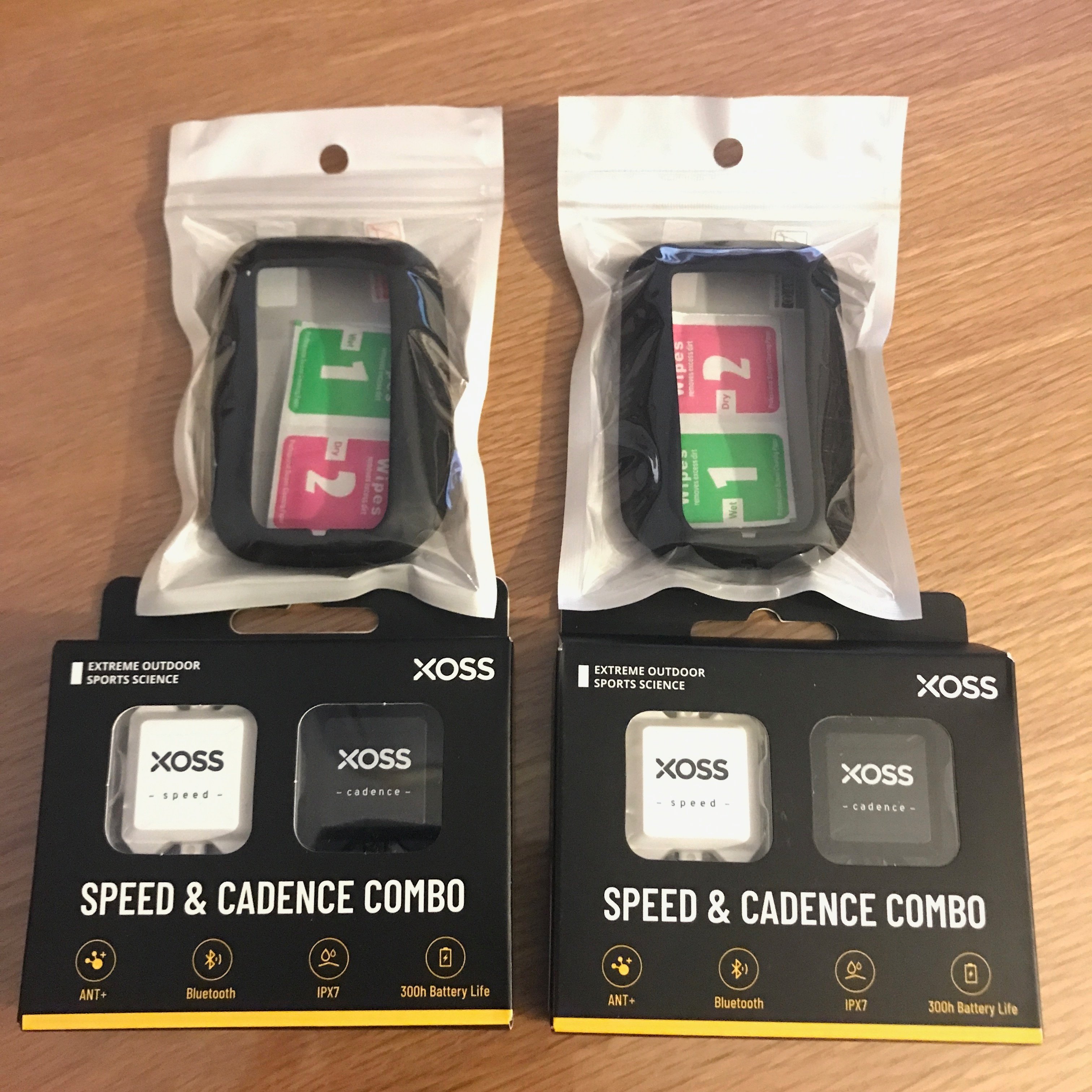 初めてのサイクルコンピュータはiGPSPORTのBSC100S。センサー類
