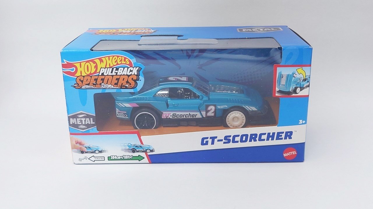 レビュー：ホットウィール Pull-Back Speeders GT-Scorcher(2023年Wave