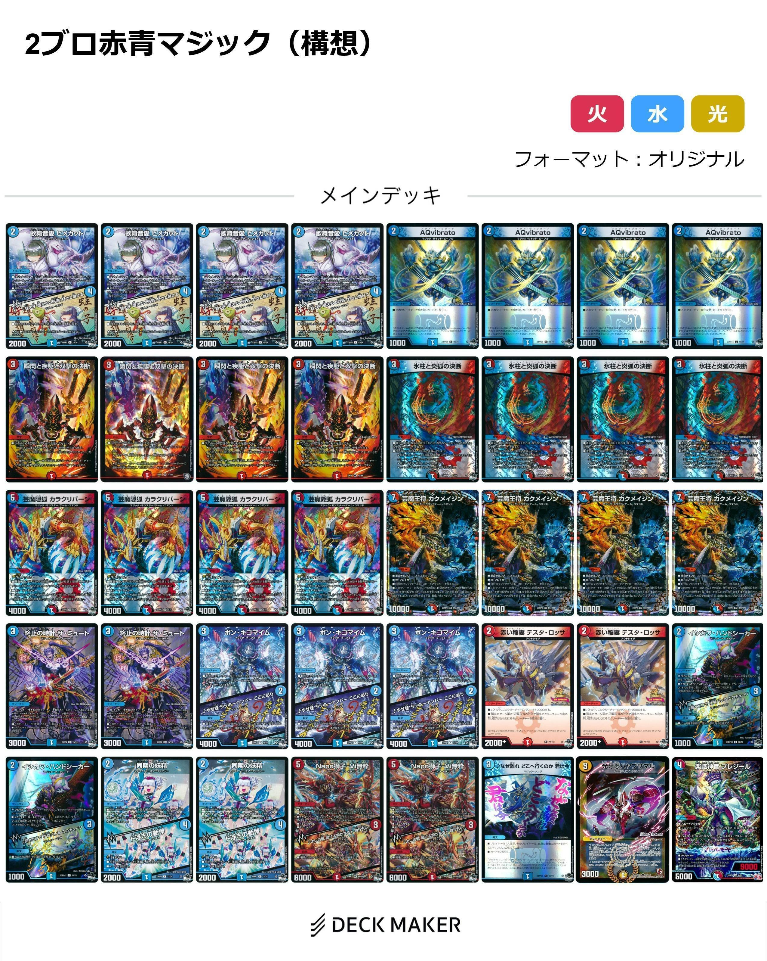 デュエマ構築済みデッキ】大会でも勝てるガチ環境デッキ『青魔導具』