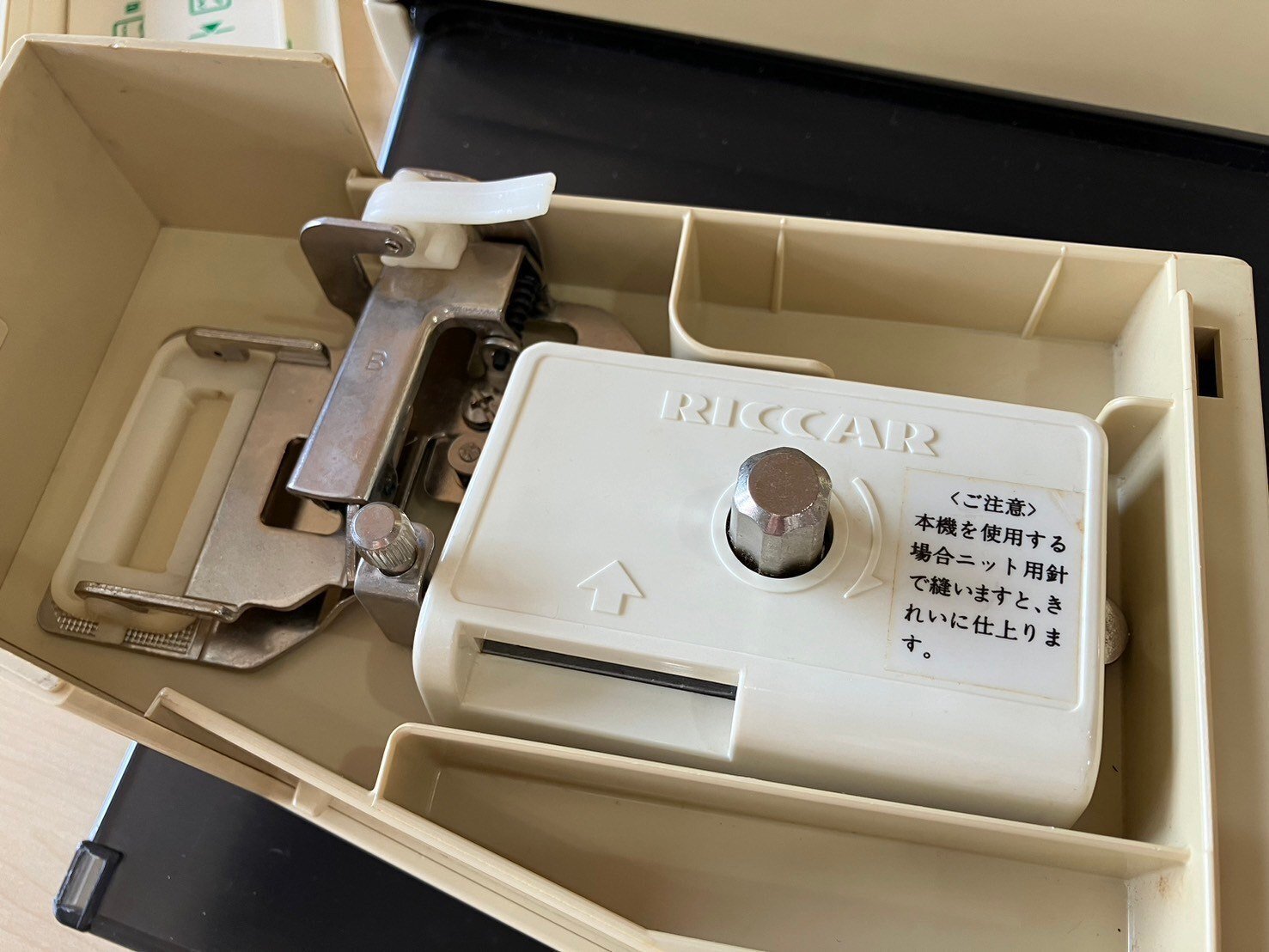 RICCAR オートステッチャー＆イニシャルセット リッカーミシン 付属品 イニシャルオートステッチャー - メルカリ