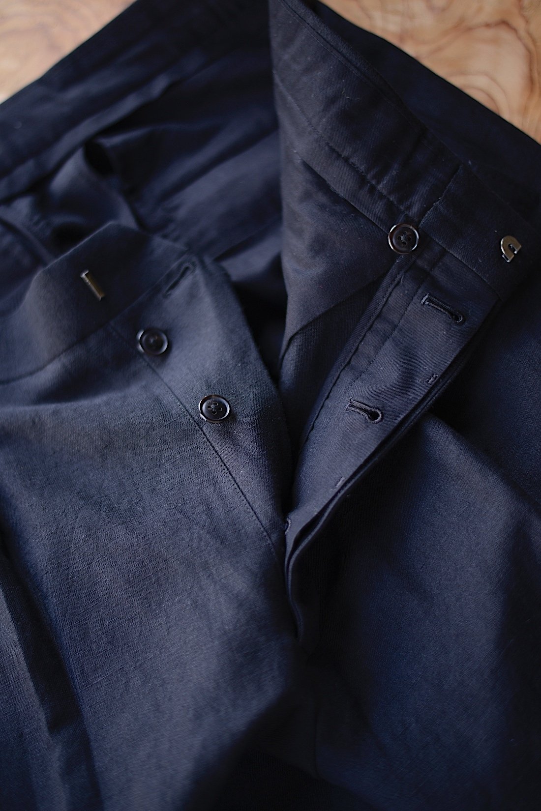 【Nikki】W/LI 2TUCK WIDE TAPERED Nikki】W/LI 2TUCK WIDE TAPERED
