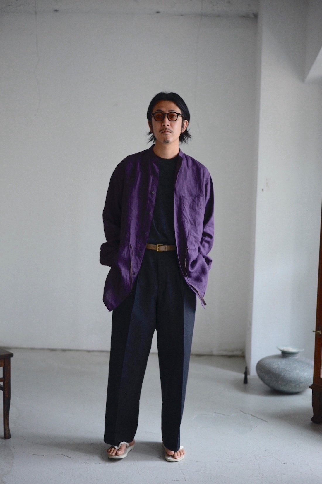 【Nikki】W/LI 2TUCK WIDE TAPERED W/LI 2TUCK WIDE TAPERED TROUSERS - 香川県高松市のセレクト