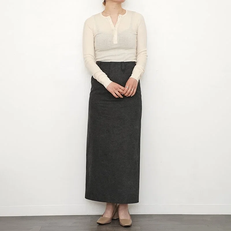 今着たいトップス【AURALEE】ORGANIC SOFT RIB HENLEY NECK L/S TEE 今着たいトップス【AURALEE】ORGANIC SOFT RIB HENLEY NECK L/S TEE
