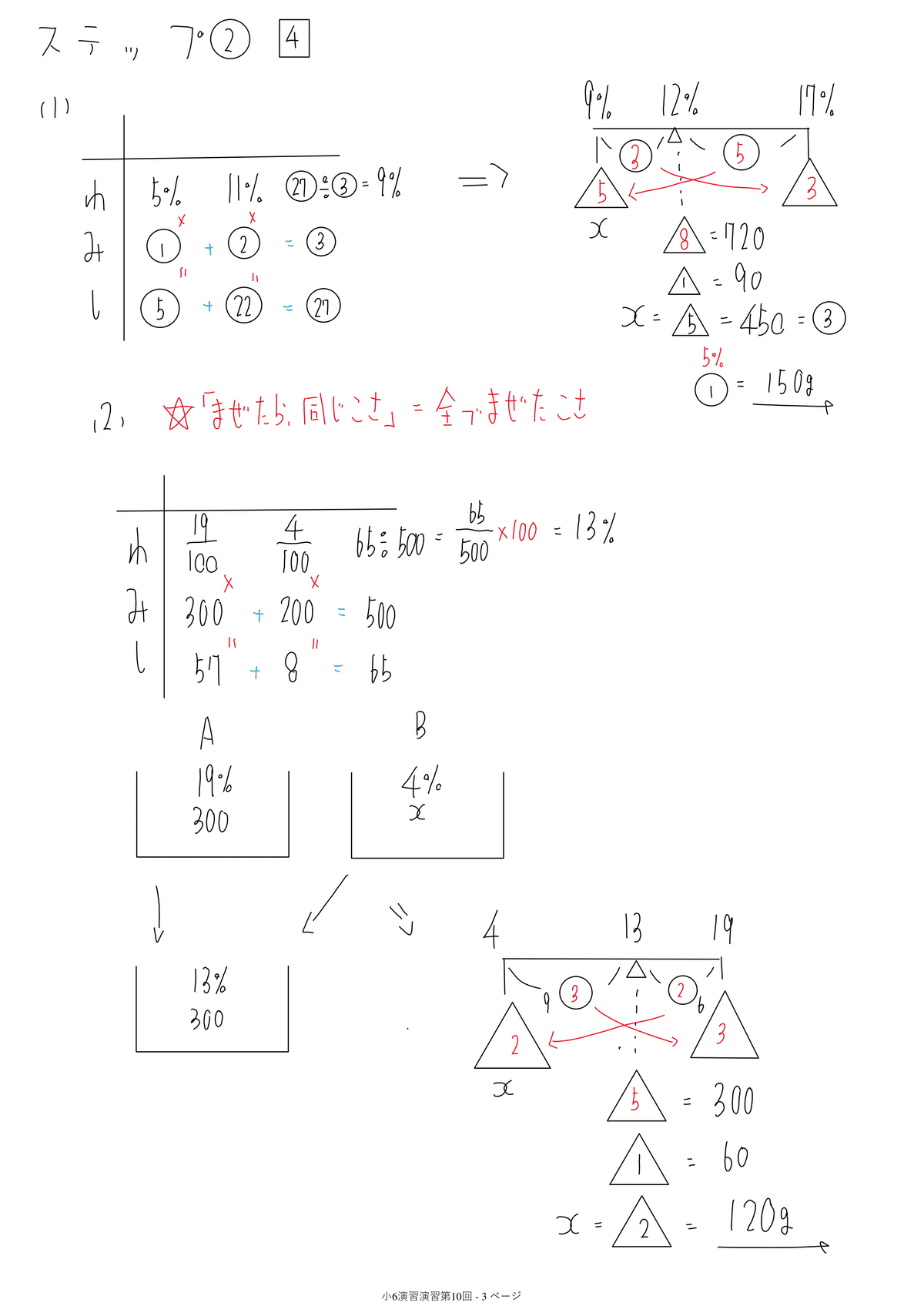 小学3年生 全国統一小学生テスト 2022年度〜2024年度 3期分 06月