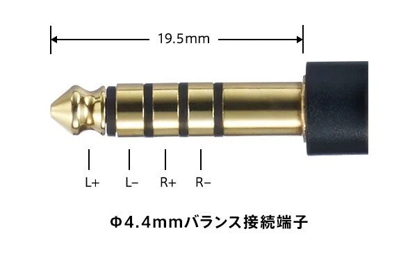 カスタムケーブル＞ウォークマンのバランス出力を、スピーカーで鳴らす