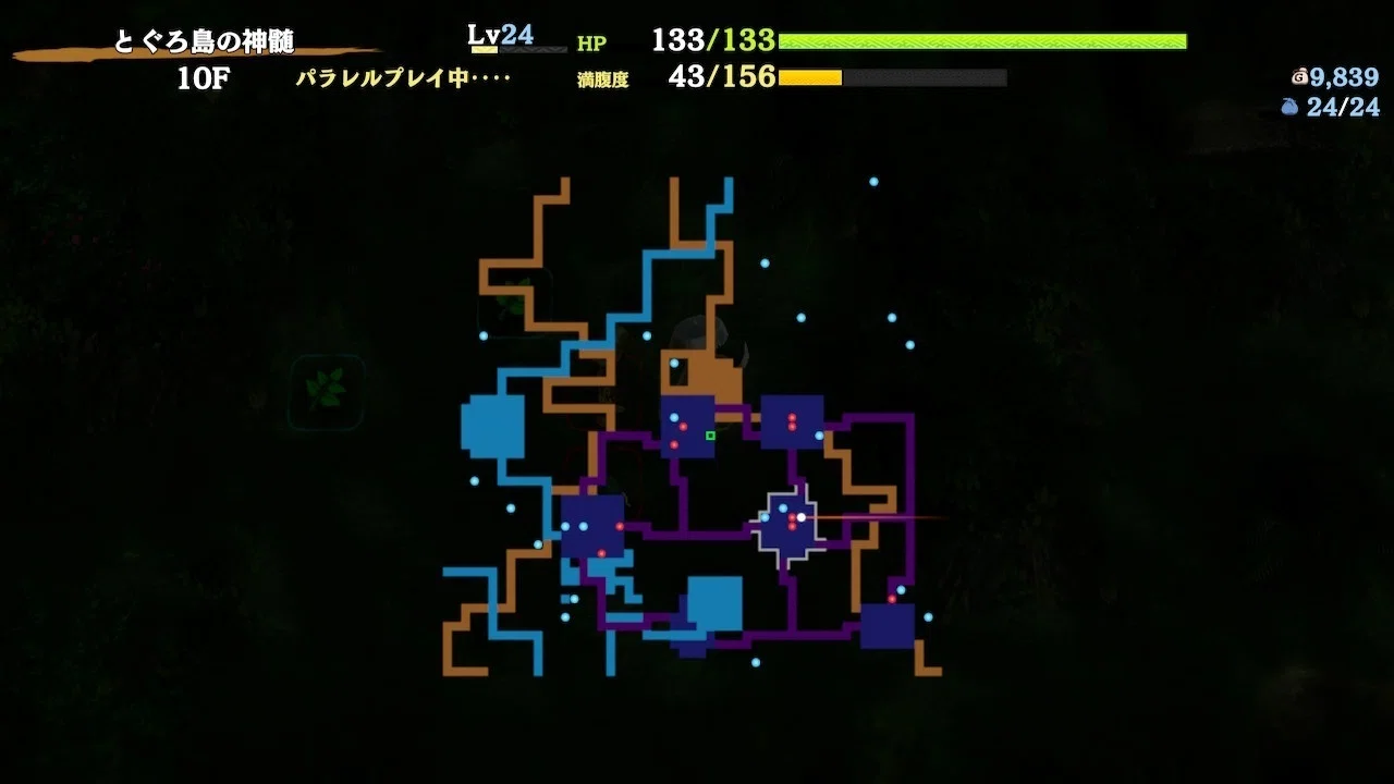 シレン6 旧公式パラレル神髄メモ 10～25Fまでのマップデータ｜Calamity