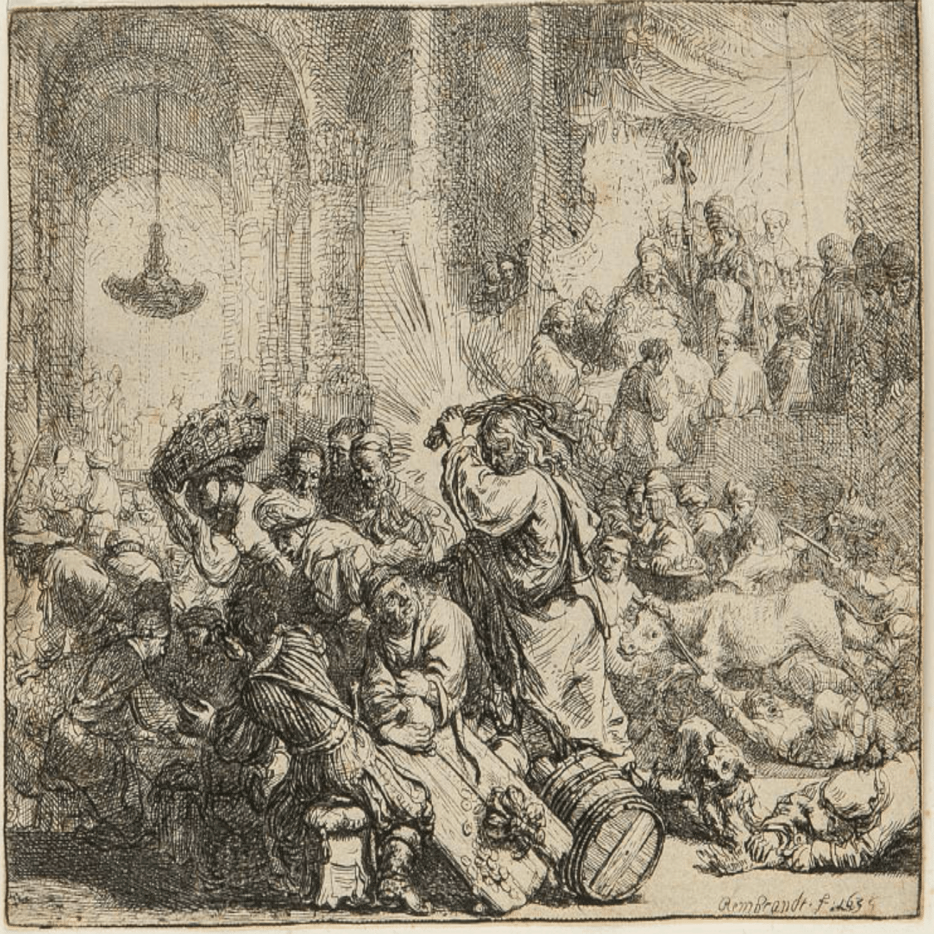 レンブラント・ファン・レイン】 銅版画 / エッチング・ドライポイント