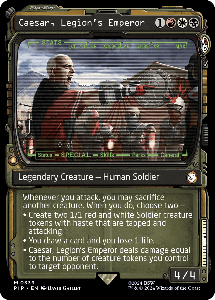 シィィザーーァァァッ「リージョンの皇帝、シーザー」 #EDH