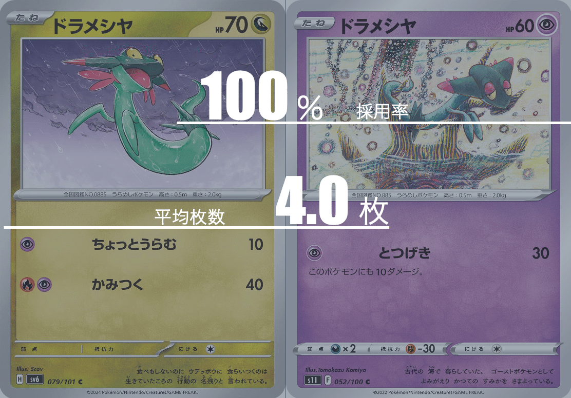 ドラパルトexのデッキ平均化【サンプルレシピ付】｜Violaの