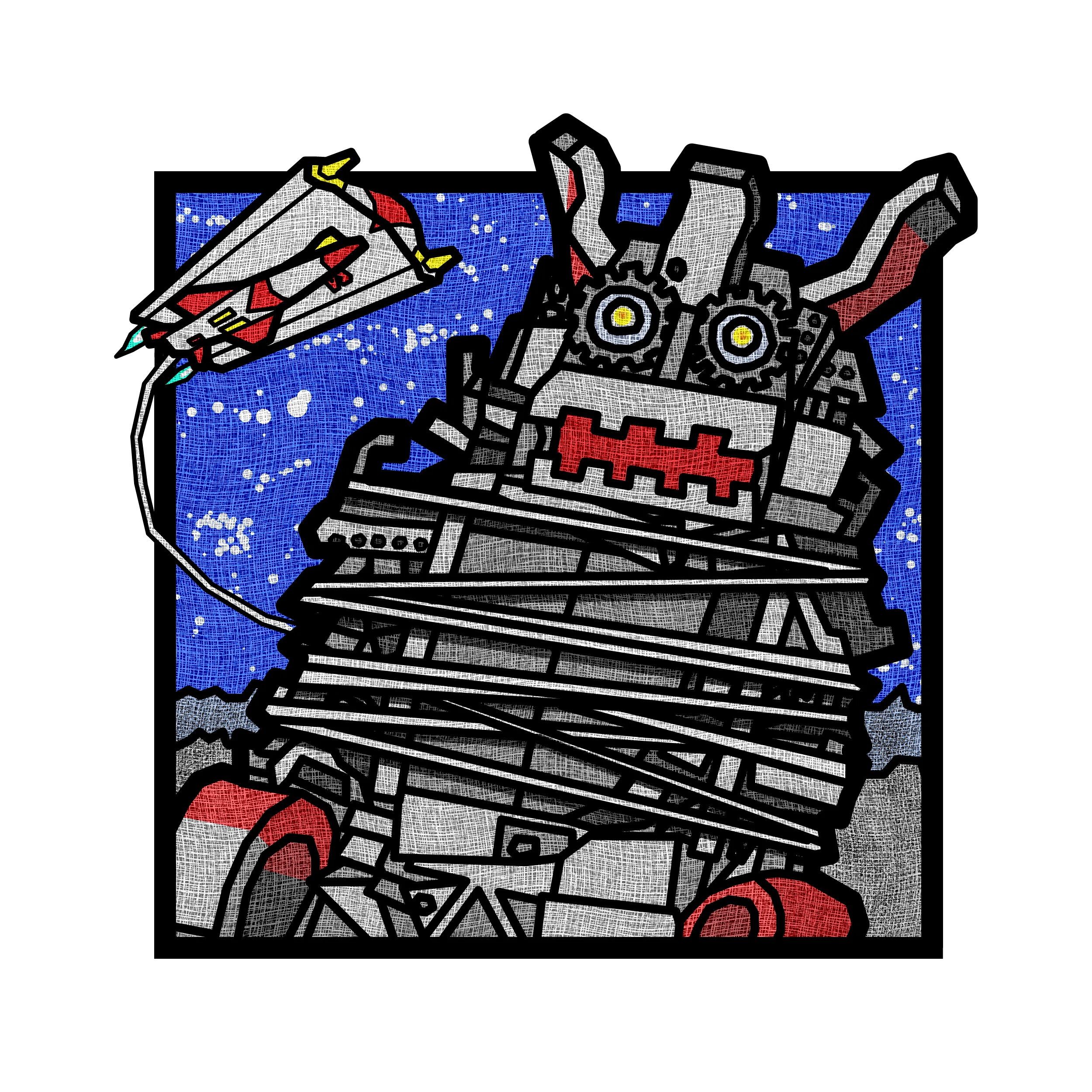 ワルモノ絵】3！2！1！0！そら行けキャプテン・ウルトラ！｜メニホビ