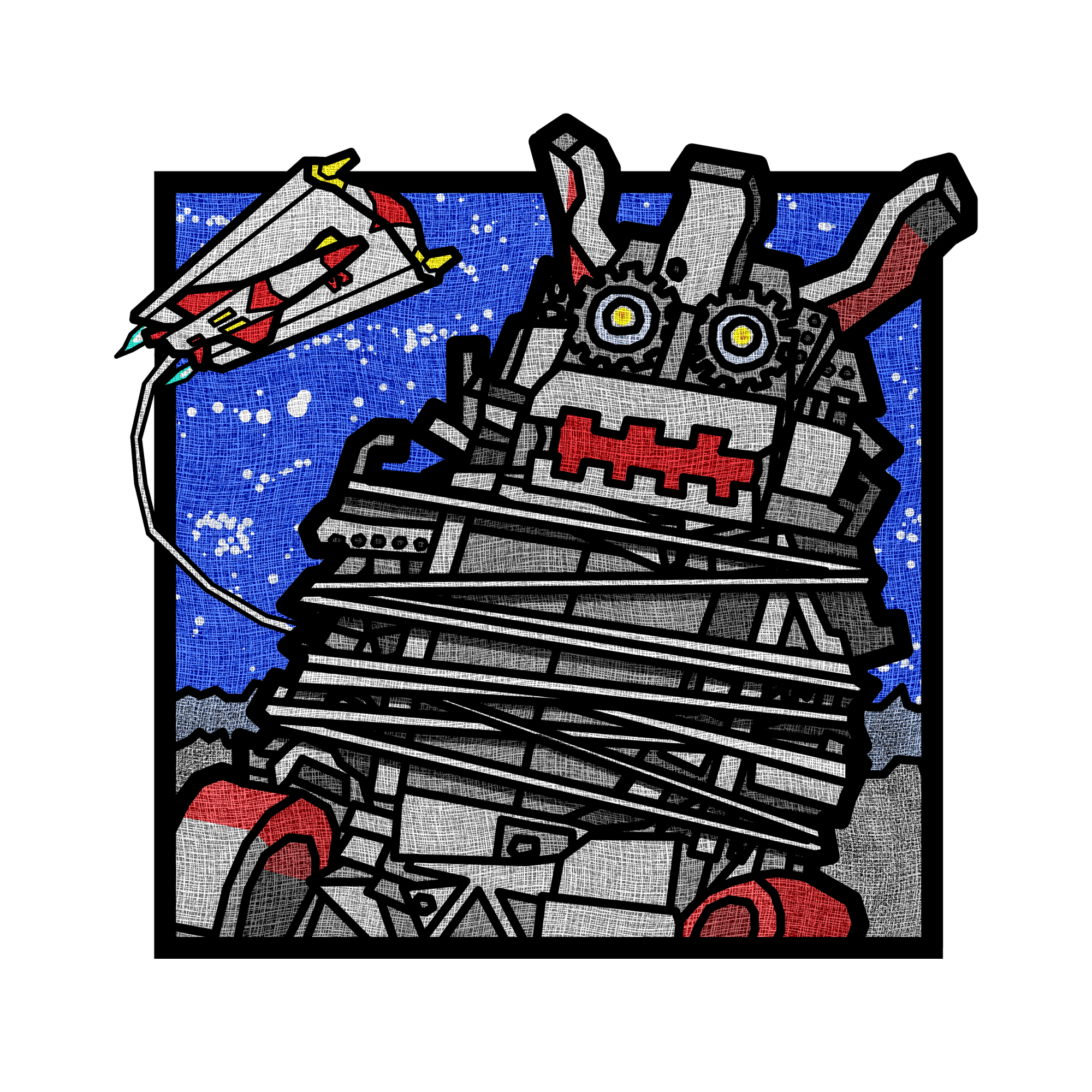 ワルモノ絵】3！2！1！0！そら行けキャプテン・ウルトラ！｜メニホビ