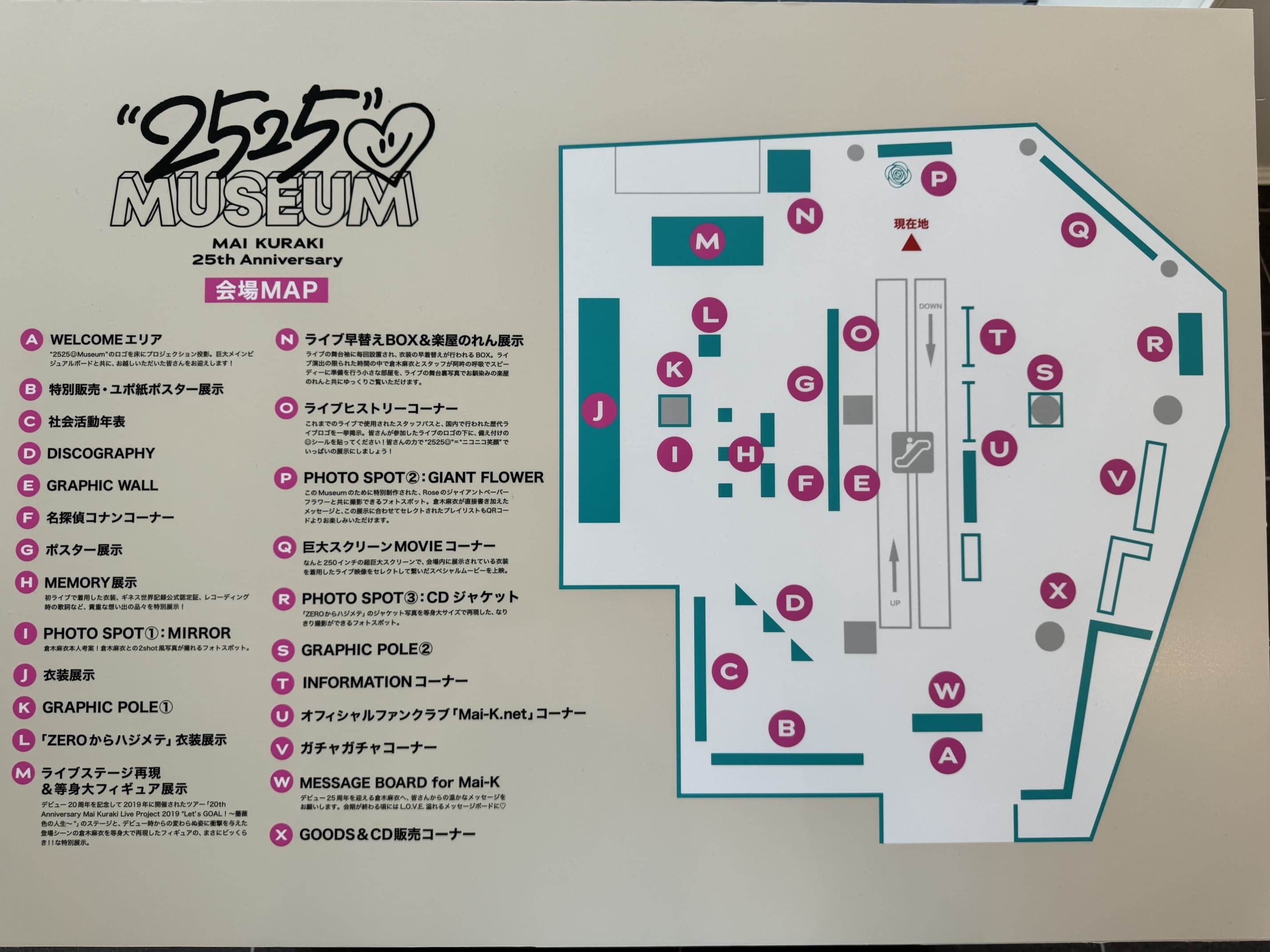Mai Kuraki 2525\" MUSEUM ステッカーセット　匿名発送 倉木麻衣 オフィシャルグッズ│Musing