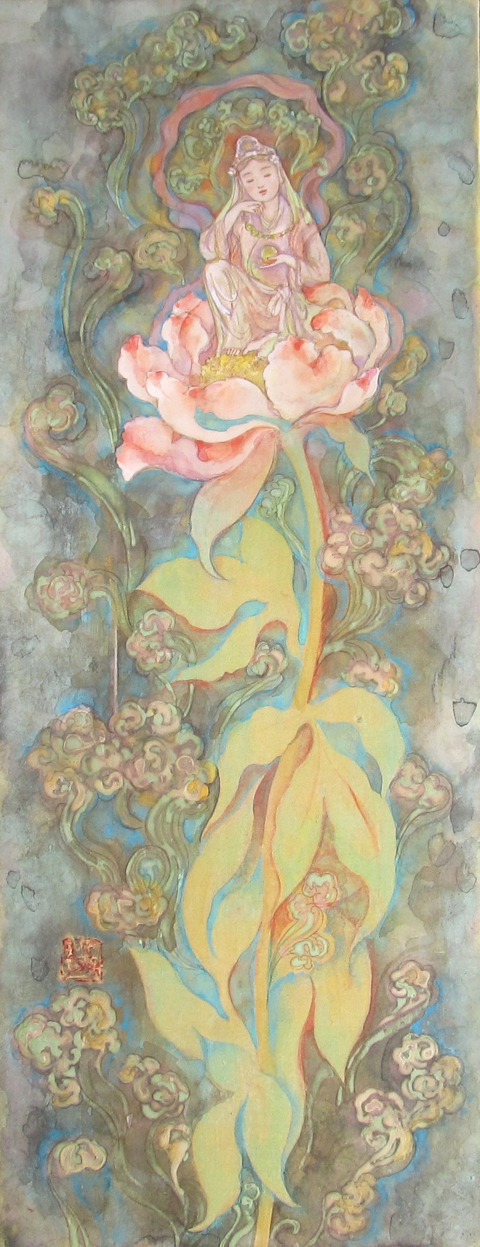 作品解説 仏画風｜nakaitomoko