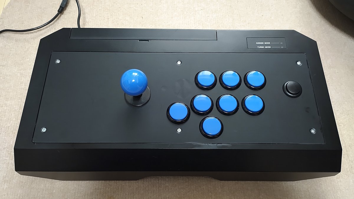 リアルアーケードPro.N HAYABUSA / アケコン アクリルパネル換装 