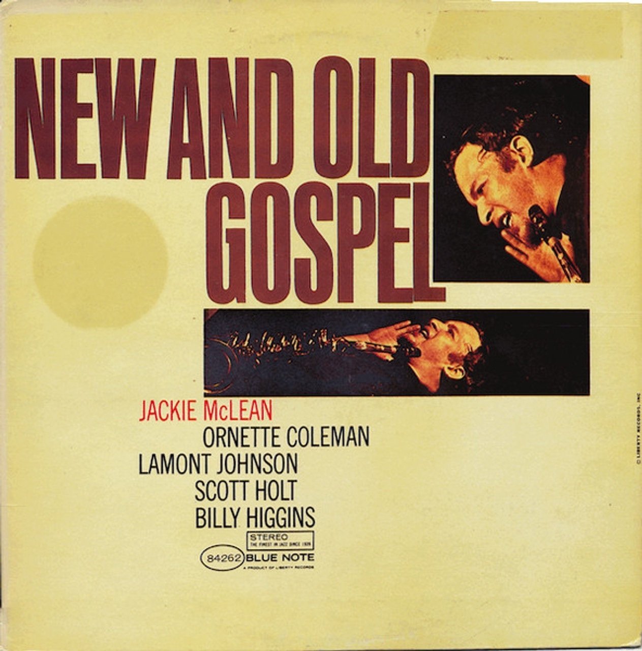 フィルバロン　ジャッキーマクリーン Jackie McLean - McLean's Scene (New Jazz) 1957」ビル・ハード