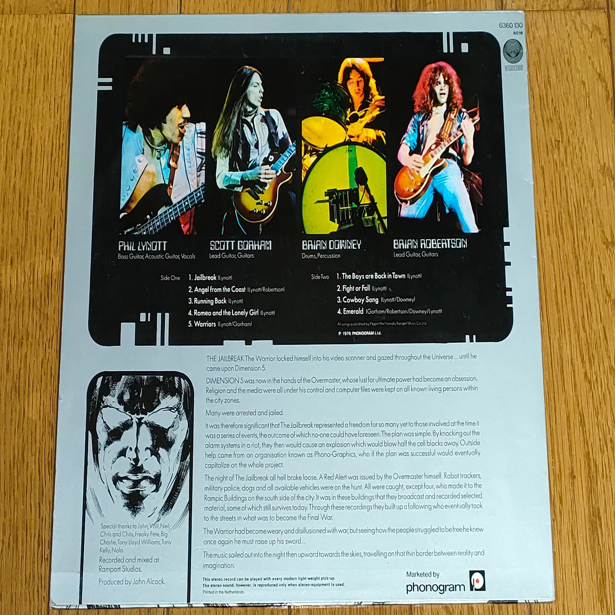 Jailbreak】(1976) Thin Lizzy ブリティッシュロック凋落の時代に 