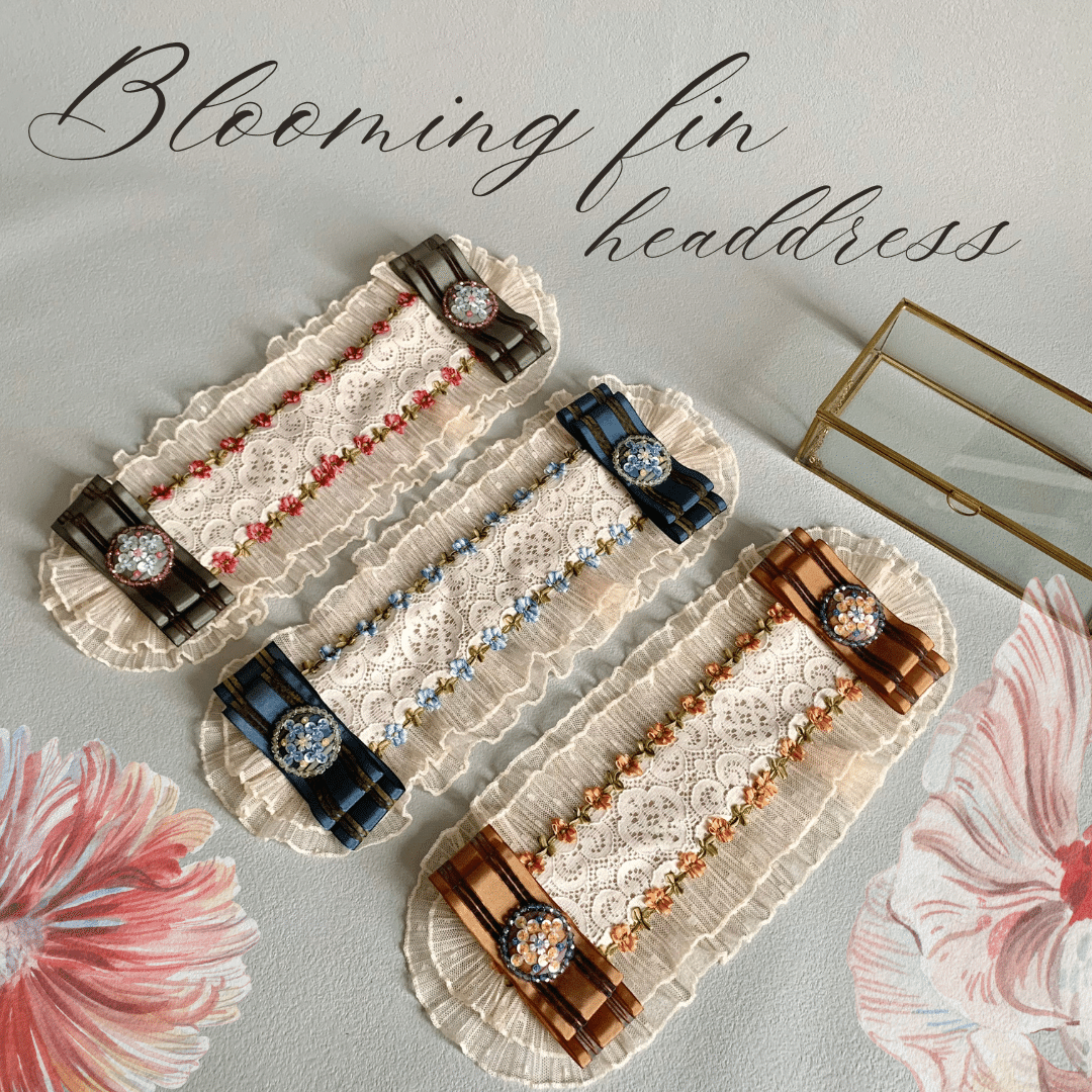 Blooming fin ヘッドドレスについて｜eri＊プチエクランエトワール