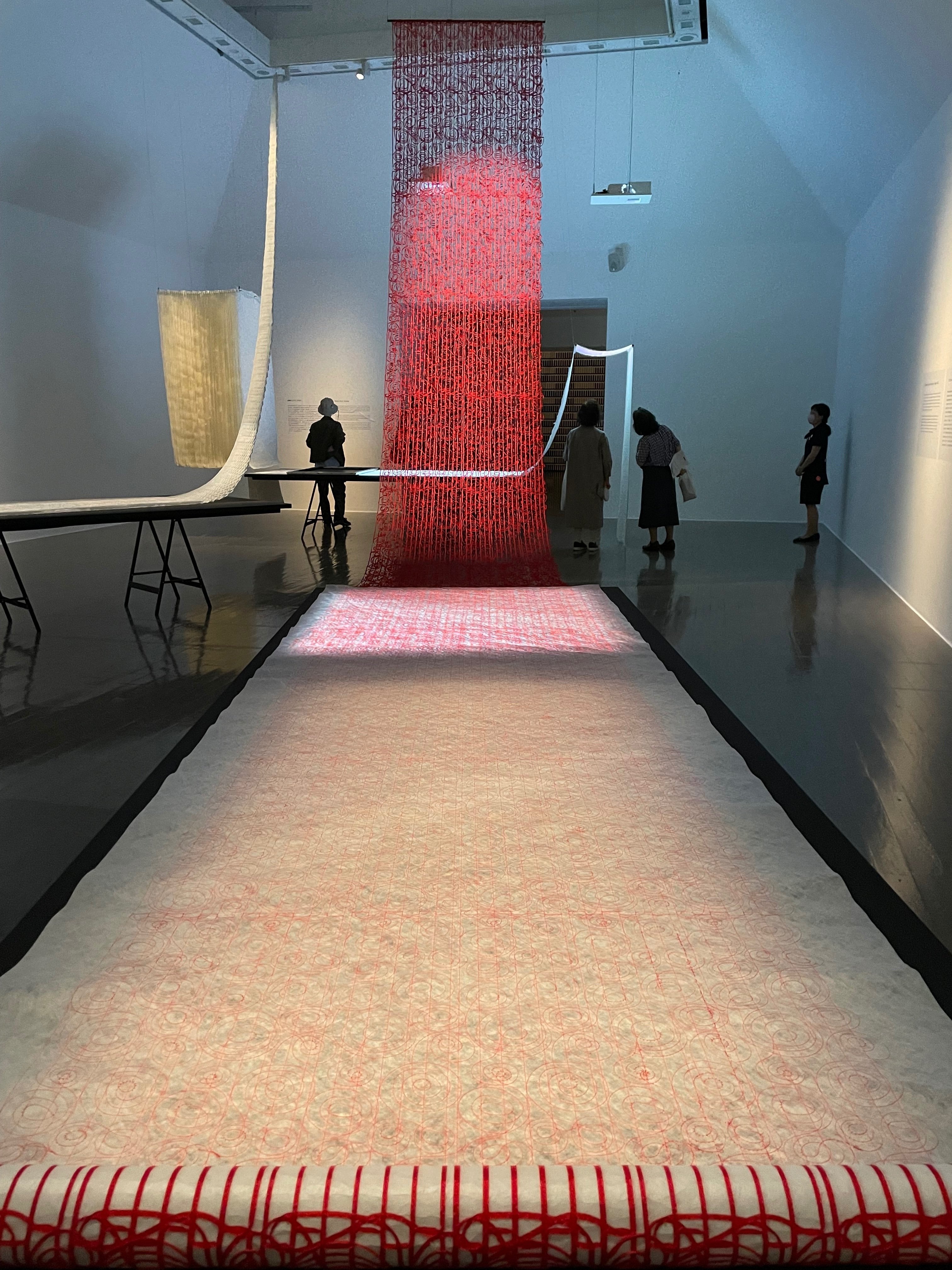 須藤けい子、【金浦の春】、希少な額装用画集画、新品高級額 額装付、状態良好 香港発、ロンドンほか世界各地で反響を呼んだ国際巡回展「須藤玲子