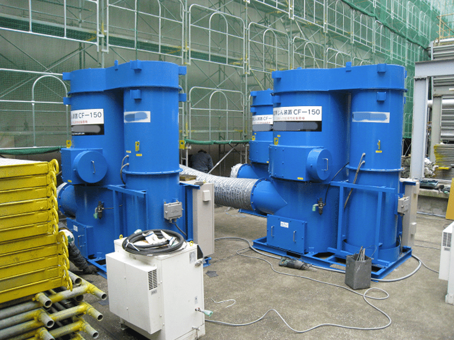 大型集塵機、11kwモーターファン 大型集塵機、11kwモーターファン
