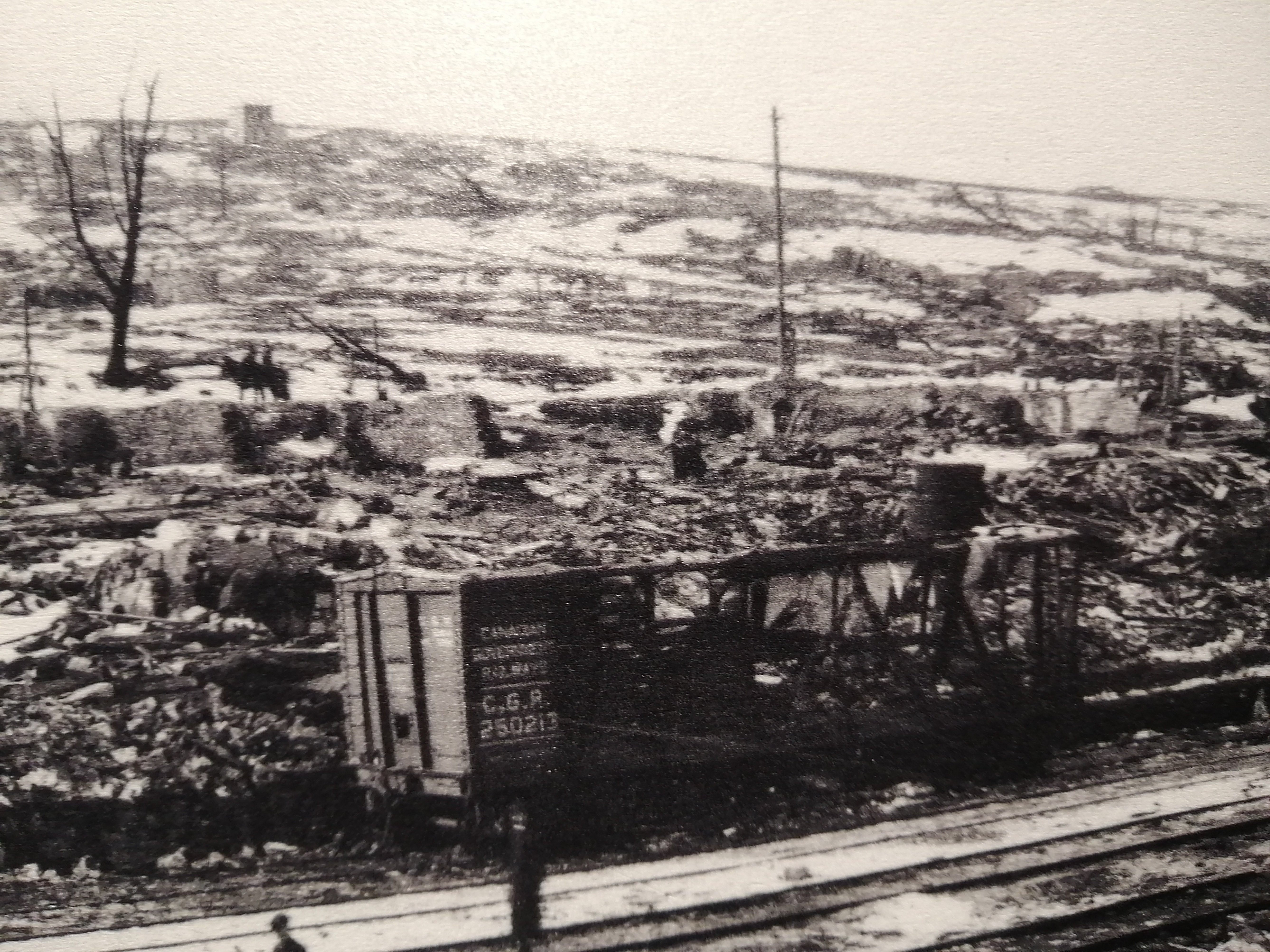 人間によって引き起こされた原子爆弾に次ぐ最大の災害 1917年の 人間によって引き起こされた原子爆弾に次ぐ最大の災害 1917年の