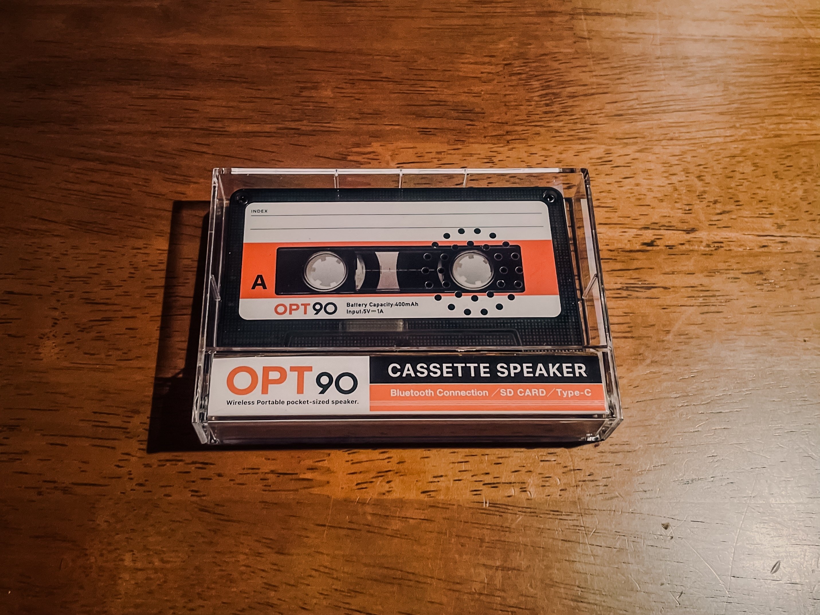 Opt90 カセットスピーカー】 ”エモい”音質と、”レトロなデザイン”が