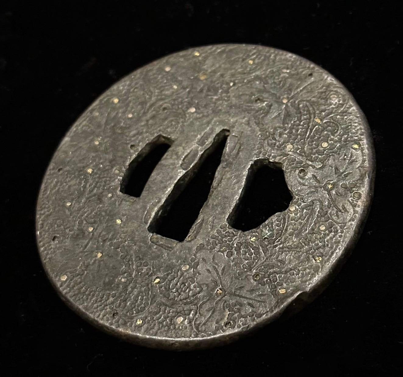 時代金工 古鉄 鈴虫 飛蝗 置物 V R5581