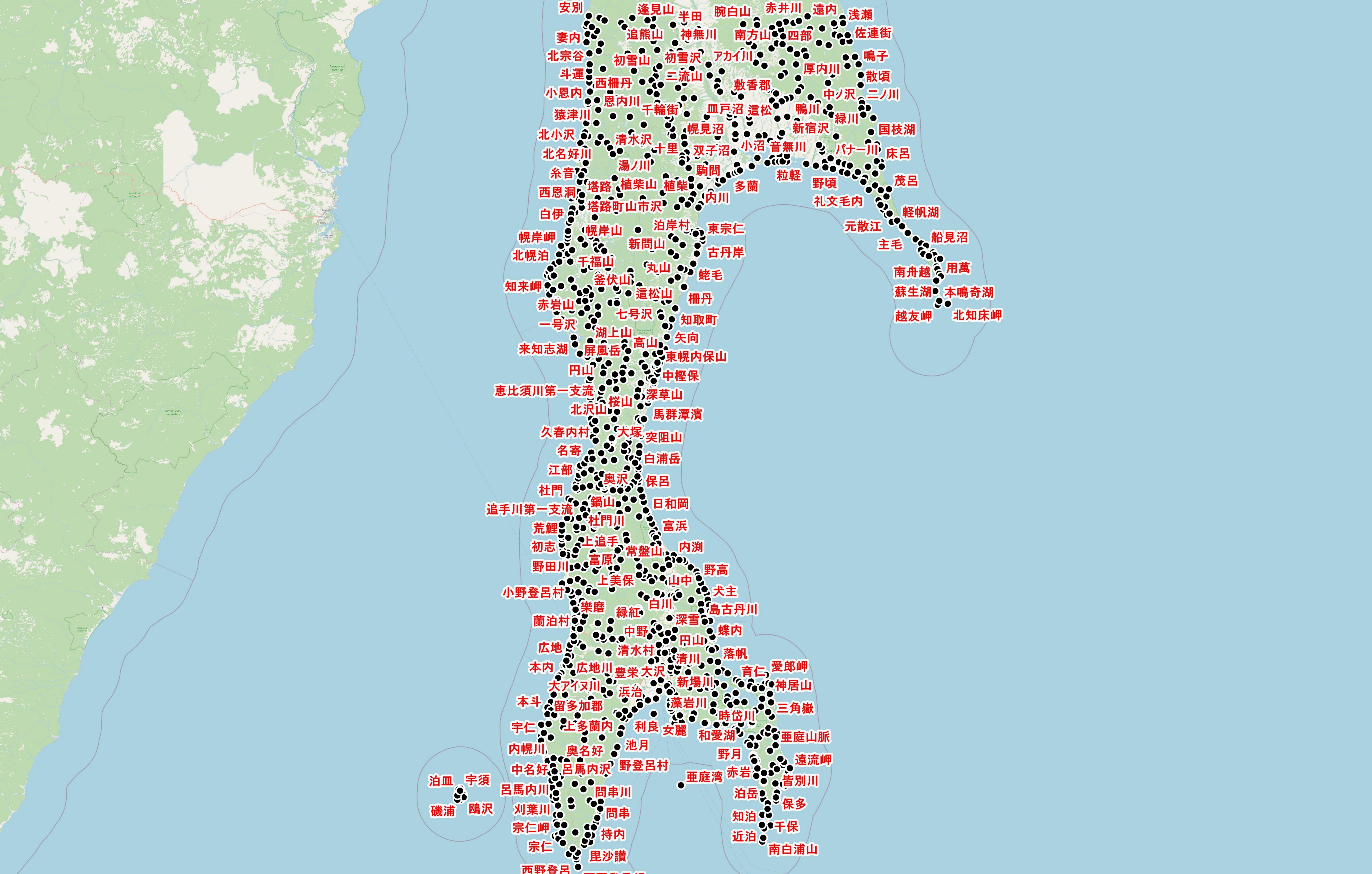 樺太歴史地名DB|後藤田雄星 樺太歴史地名DB|後藤田雄星