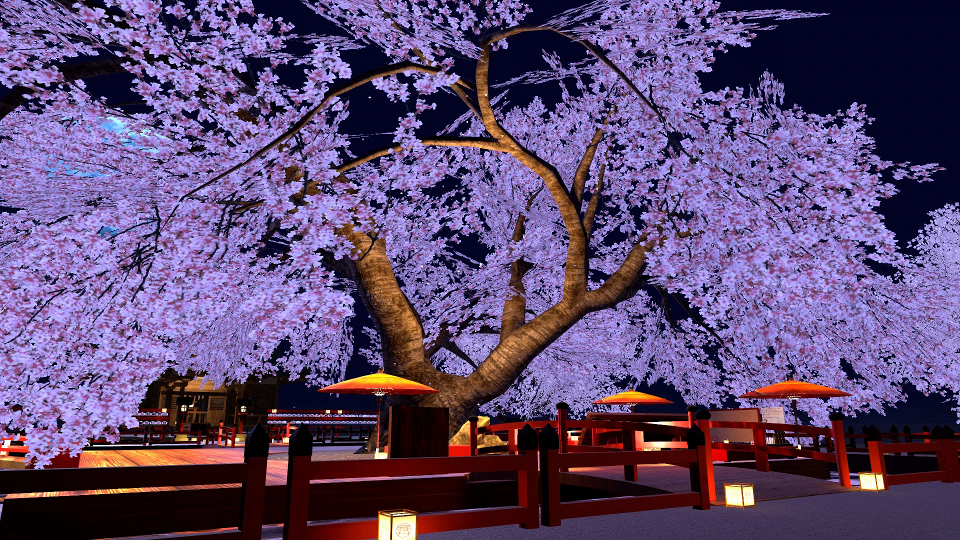 大きな桜と自分の空間[Quest対応]SAKURA Shrine -櫻隠神社-｜oka1089@vrc