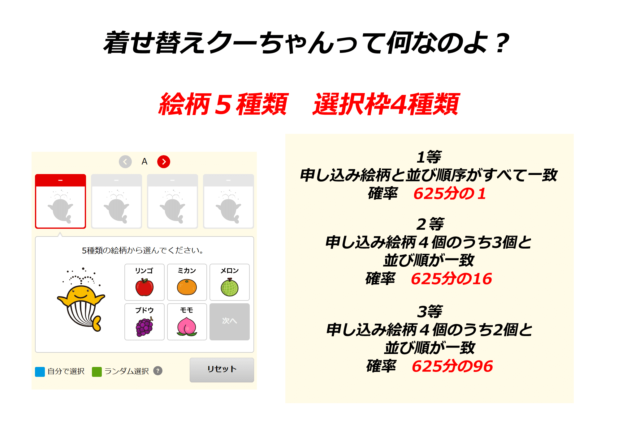 着せかえクーちゃん？｜陽炎【数字選択式くじ】【着せかえクーちゃん