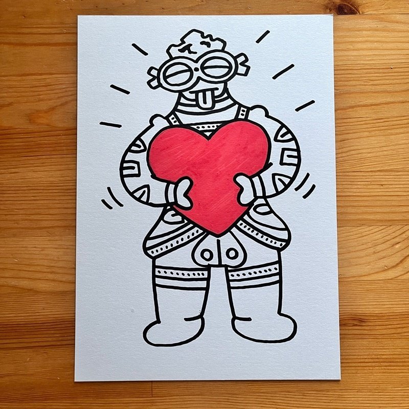 今日の縄文ポップアート・LOVEシリーズ｜SHUZY