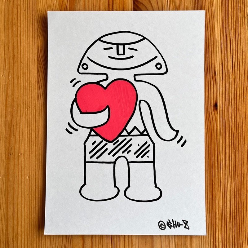 今日の縄文ポップアート・LOVEシリーズ｜SHUZY