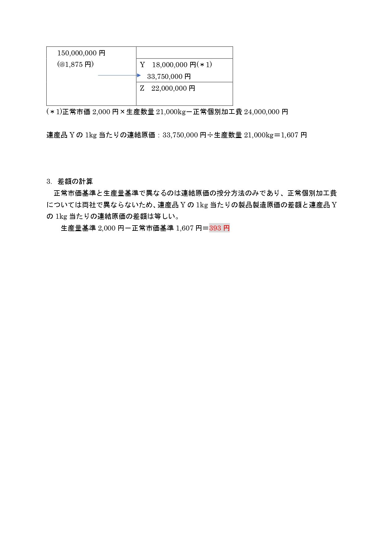 25年5月目標 管理会計論（計算）連産品 平成23年第Ⅰ回問題7｜日商簿記