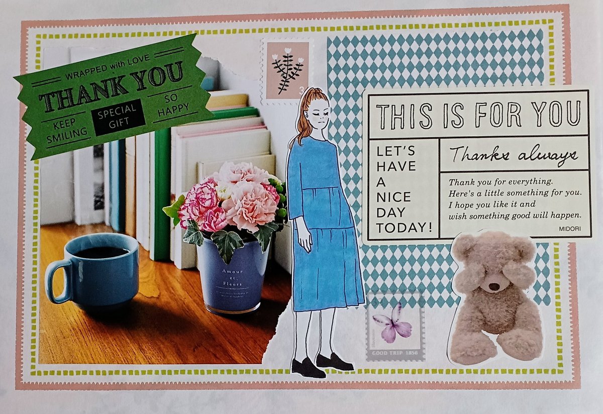 母の日コラージュ｜藤家 秋 