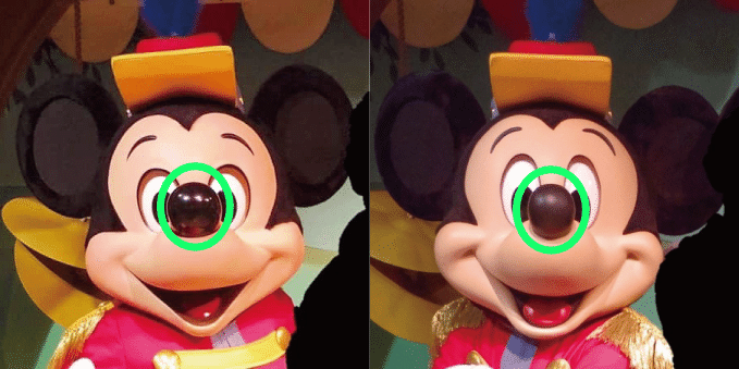 見る角度、光の角度で色彩が変化「Disney ミッキー画」 見る角度、光の角度で色彩が変化「Disney ミッキー画」