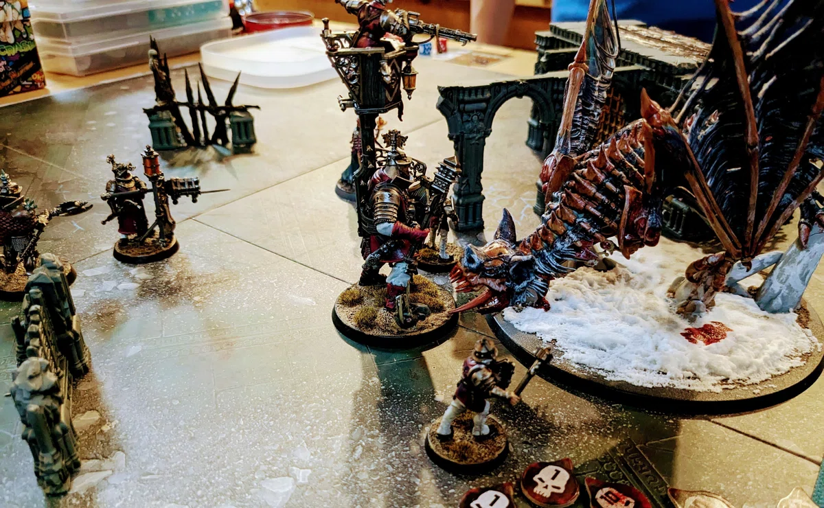 テラーガイスト 編入 ソウルブライト VS シティーオヴシグマー バトル warhammer テラーガイスト 2体