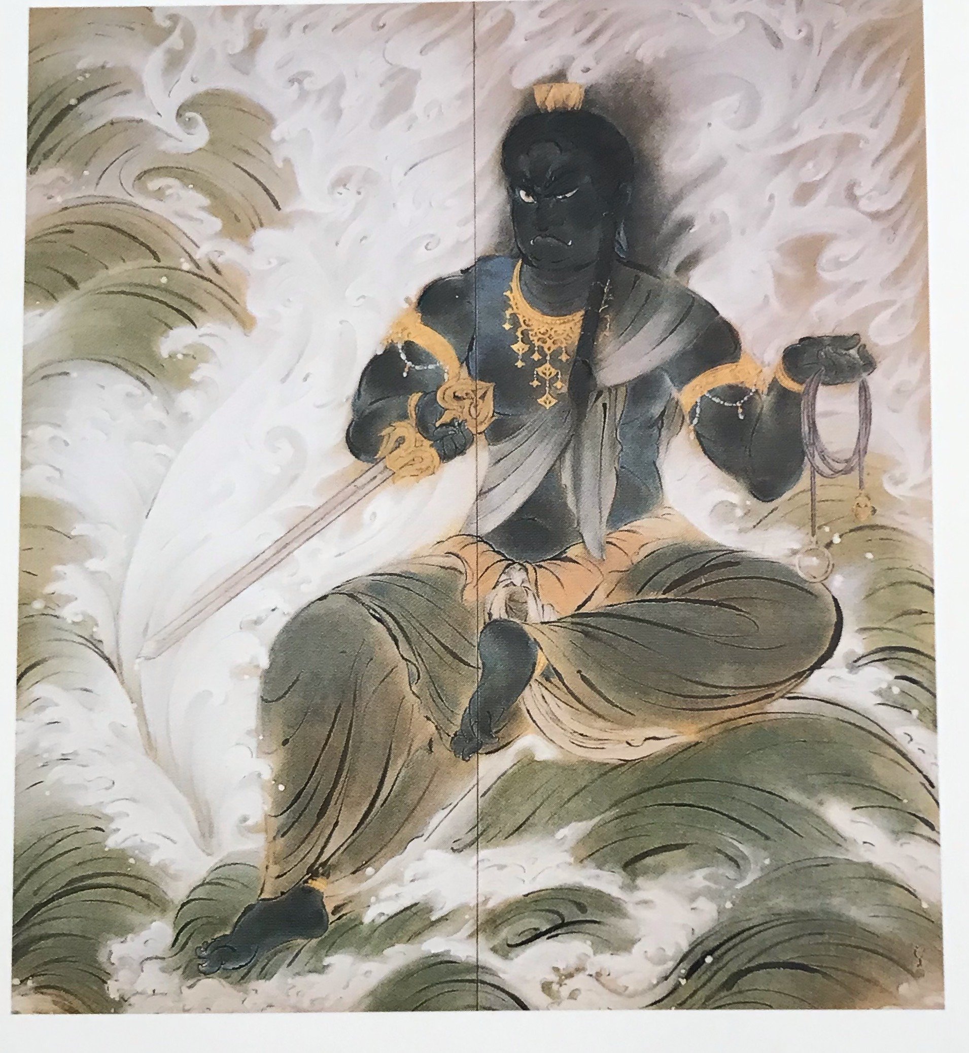 川端 龍子、残月、非売品、限定レゾネ、新品額装付、画集画 川端龍子展 日本画壇に挑戦し続けた革命児」 （碧南市藤井達吉