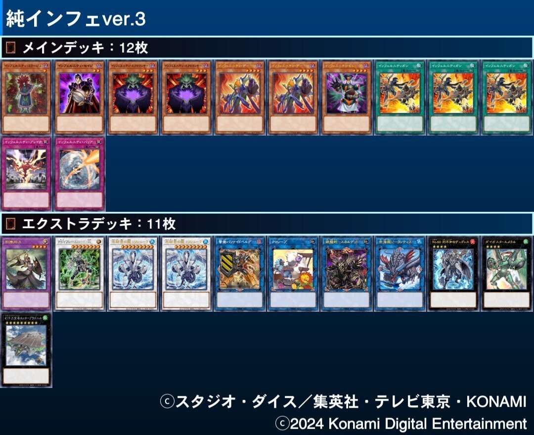 即日発送】 遊戯王 «インフェルニティ» 構築済みデッキ 日版
