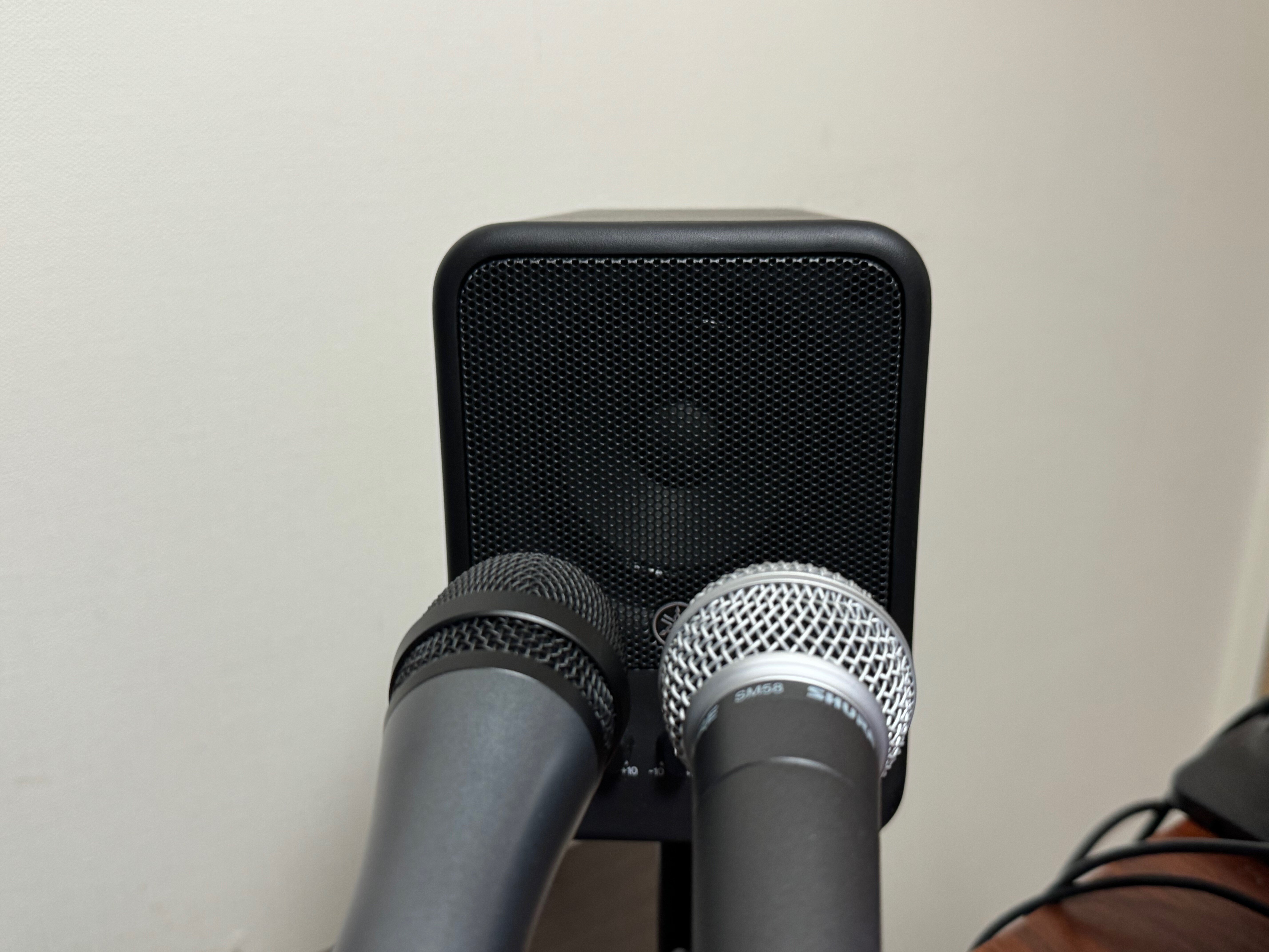 SHURE BETA58Aと SENNHEISER　e835の計２本 Shure-SM58-vs-Sennheiser-E835-