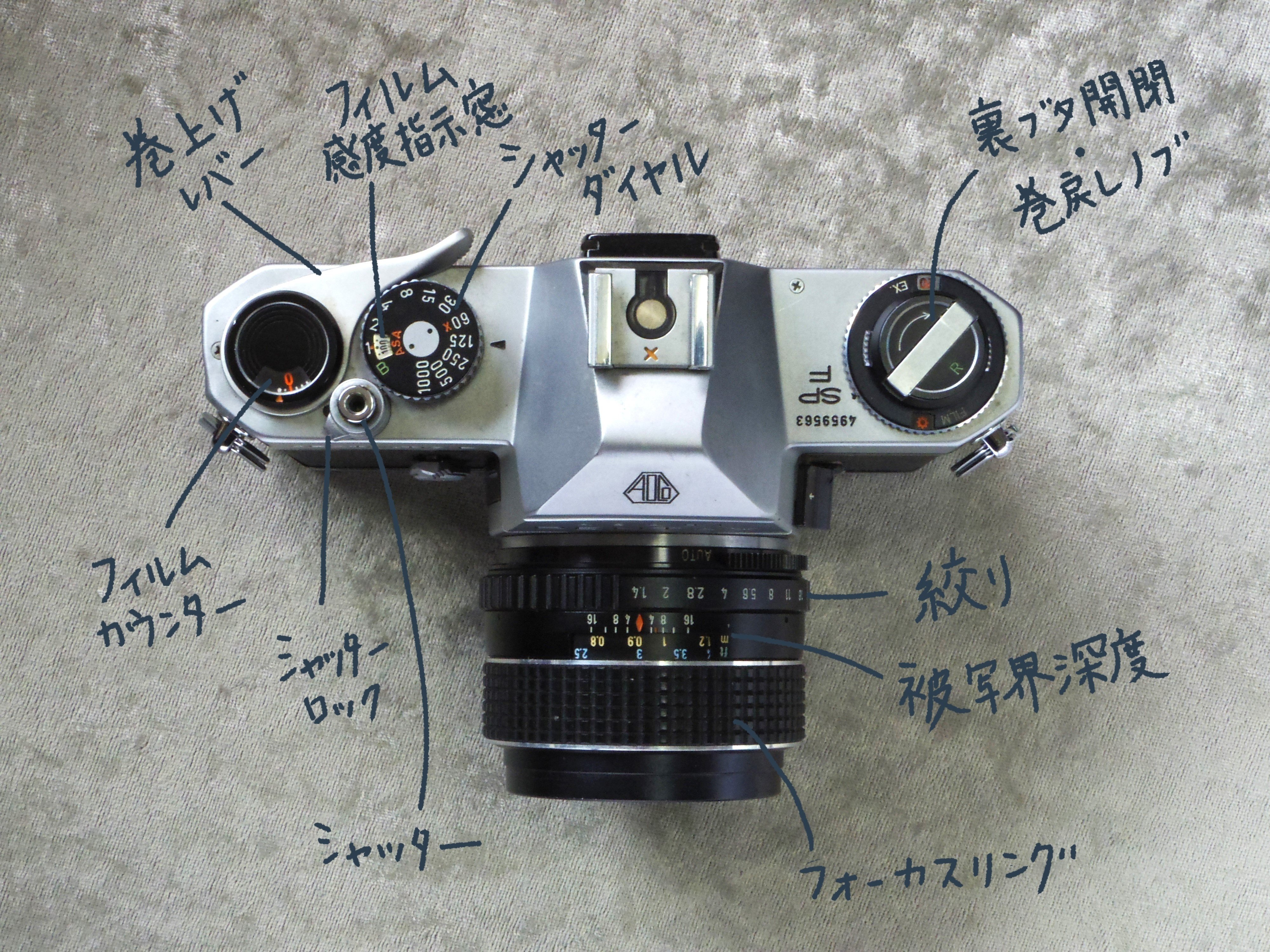 カメラ（ASAHI PENTAX SPF）とフィルムの話：フィルムカメラであそぼう