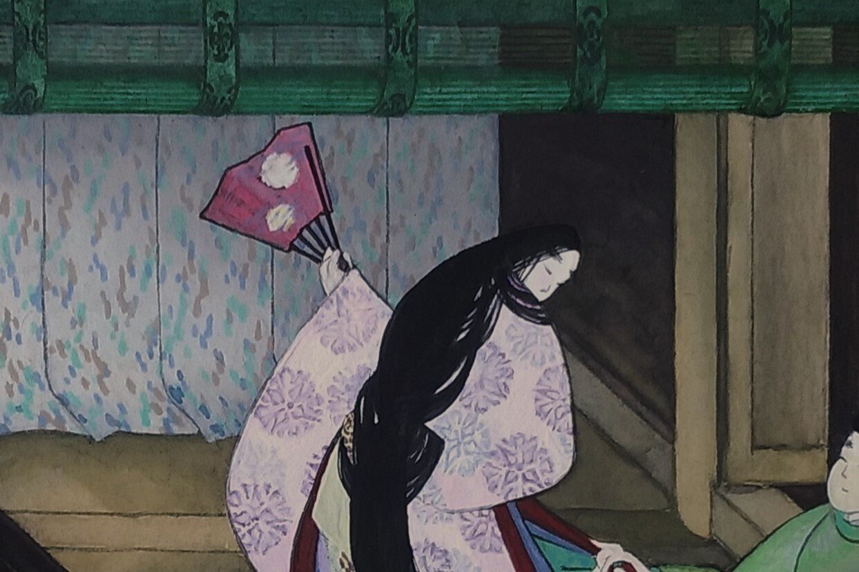 GENJI*REDISCOVERED 源氏物語絵巻 『花宴』之一|眺窓庵 GENJI*REDISCOVERED 源氏物語絵巻 『花宴』之一|眺窓庵