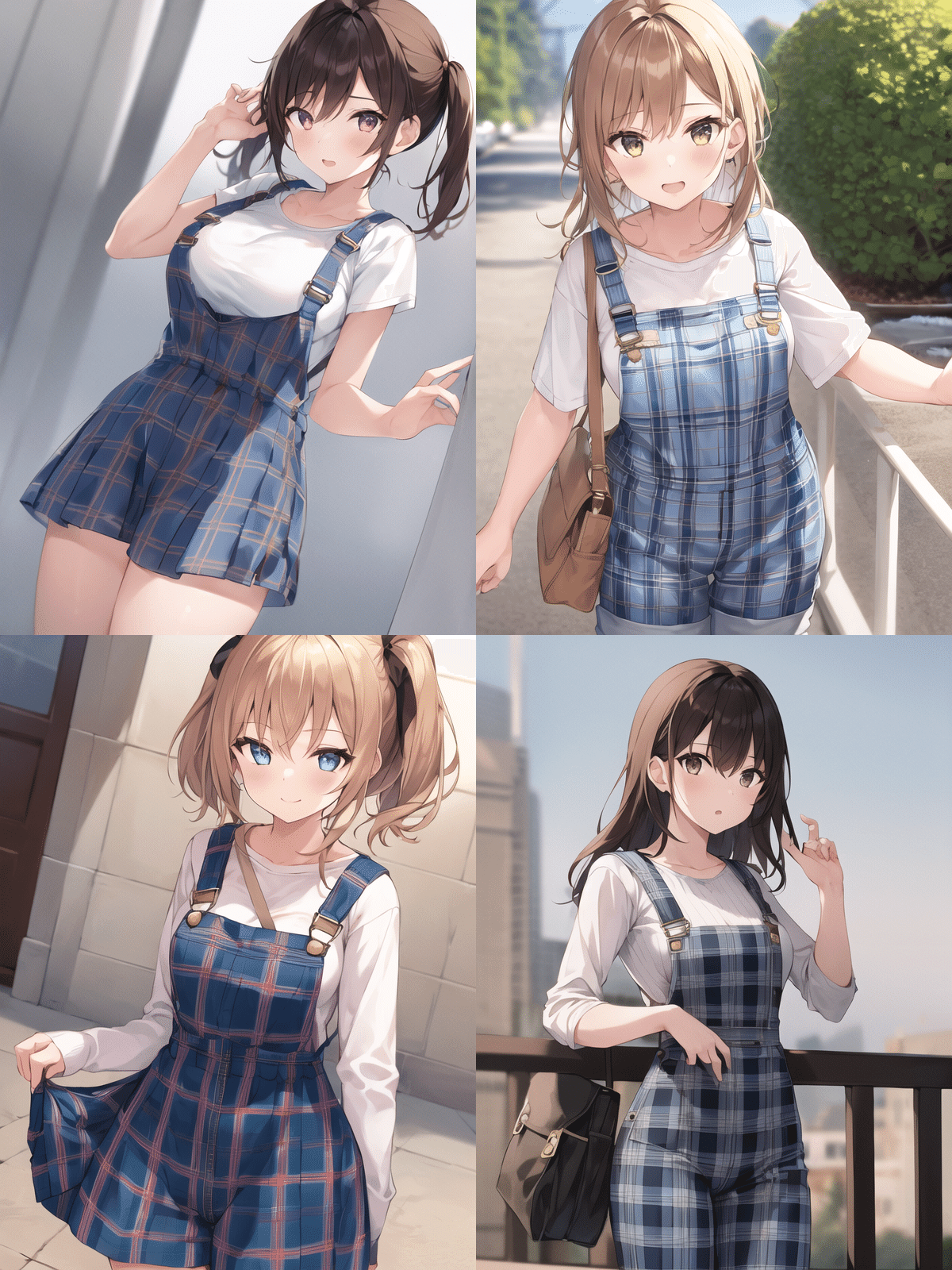 サロペット AI様 パンツ＆ズボン-オーバーオール-の呪文検証＆比較｜ないとめあしーぷ