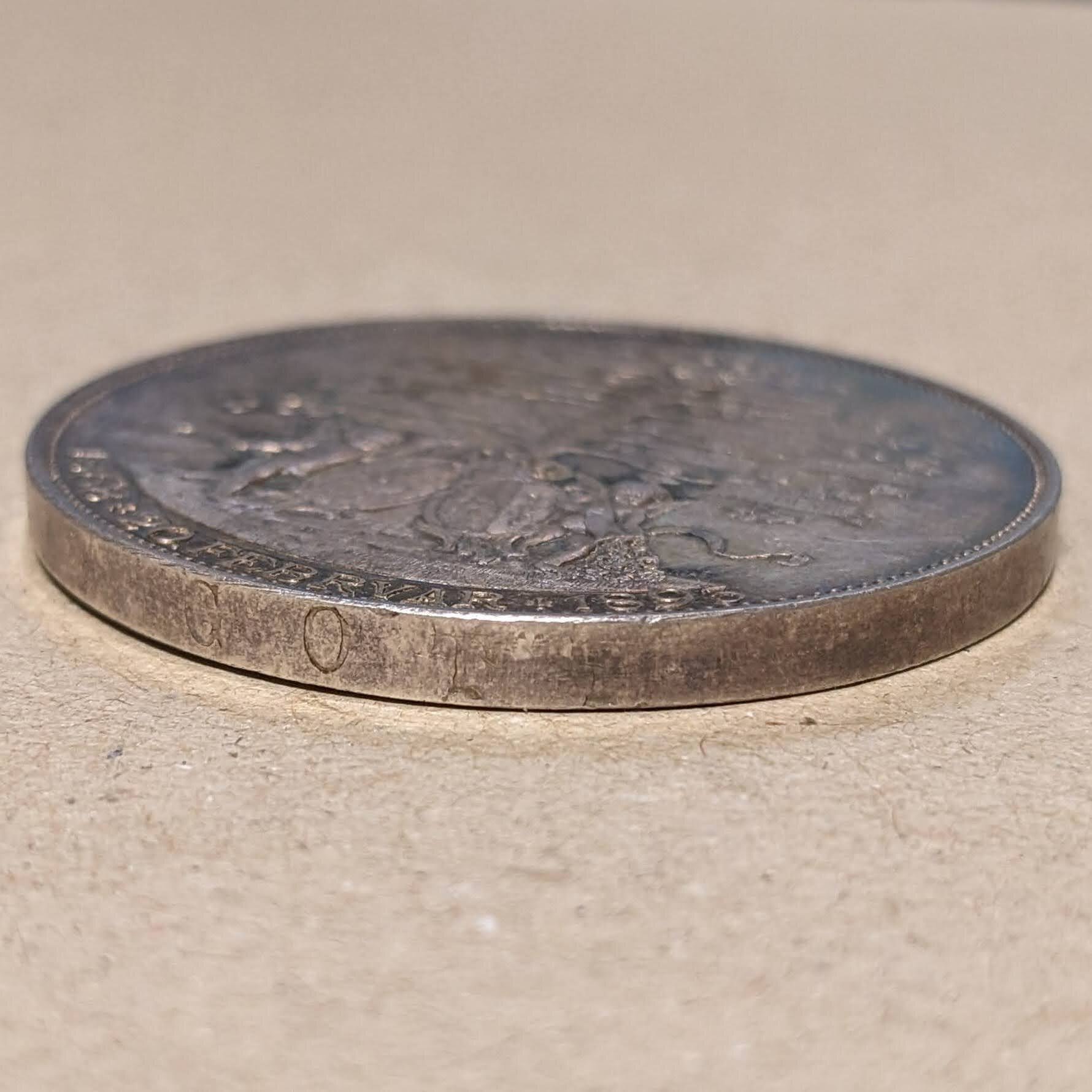 1893年 バイエルン ルートヴィヒ＆マリアテレジア 銀婚式記念 銀メダル