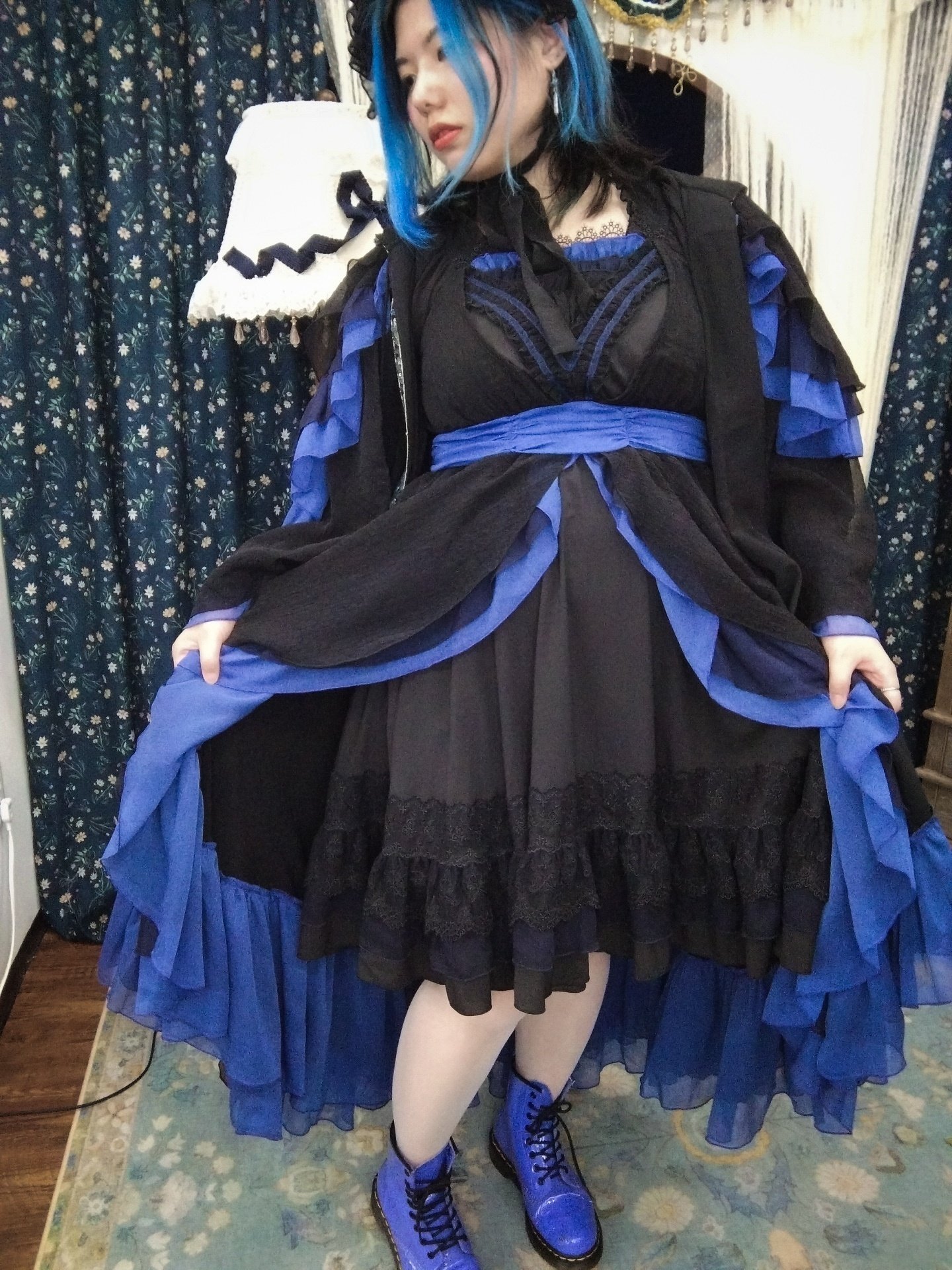 星箱works ☆フェリ・ドウ・ロンド☆ワンピース、ローブ、ヘッドドレス☆セット 星箱works ☆フェリ・ドウ・ロンド☆ワンピース、ローブ、ヘッドドレス