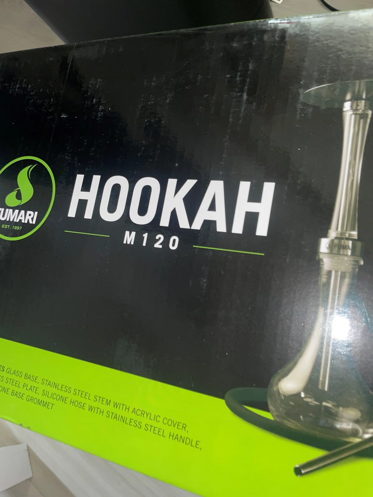 外箱傷みあり】FUMARI(フマリ) 欲しかっ HOOKAH M120 シーシャ