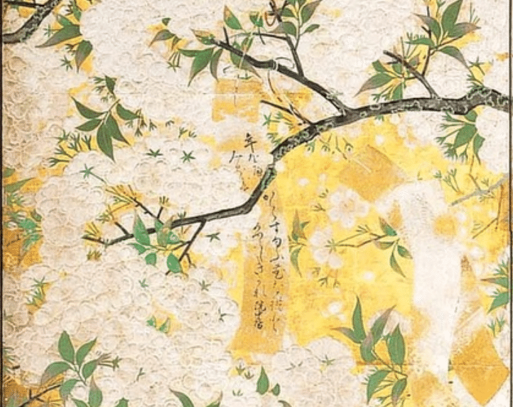 BJ058 時代輪島塗 扇面絵違金蒔絵 吸物椀 二客 木製 図替 絵