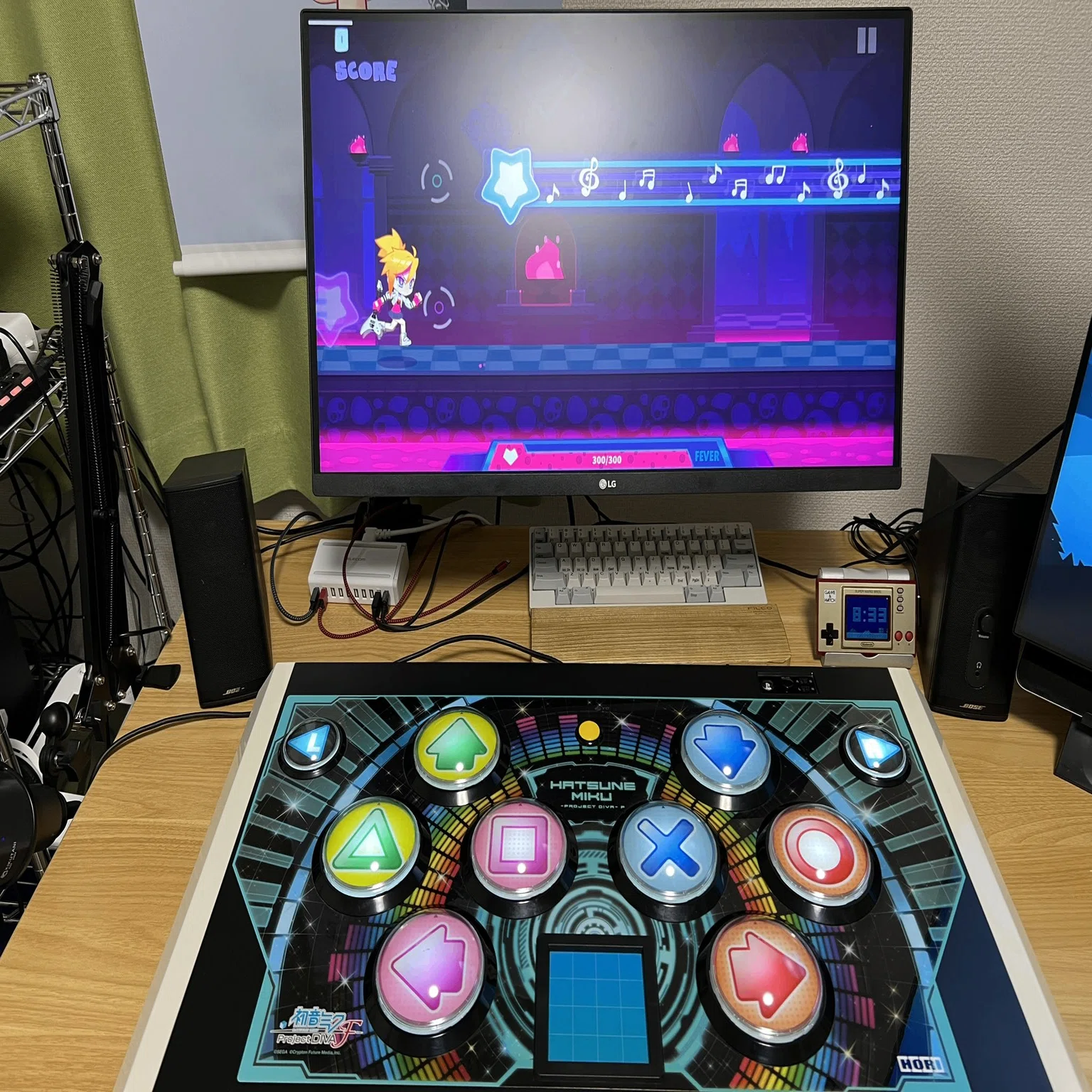 PS3の初音ミク-Project DIVA-F専用コントローラをPS5とPC(Steam)で使っ 